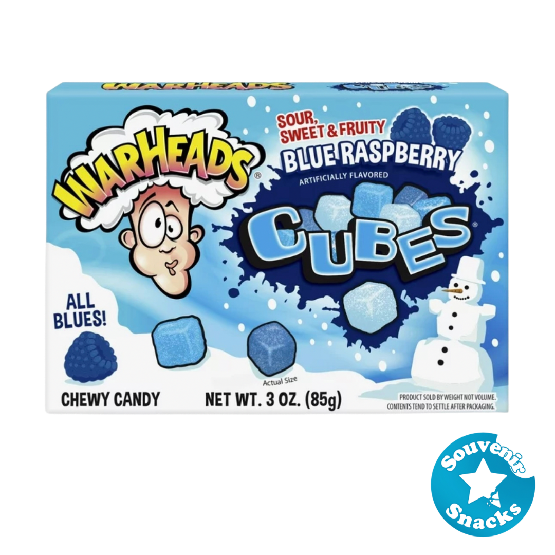 Warheads Cubes-Blue Raspberry