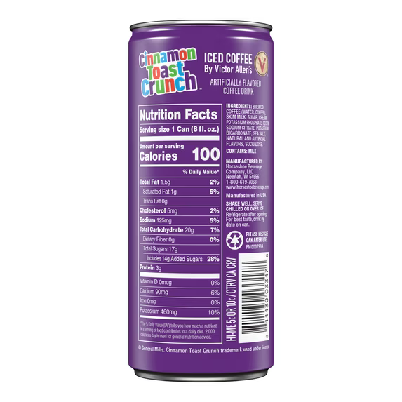 Victor Allen's Coffee Cinnamon Toast Crunch Iced Coffee