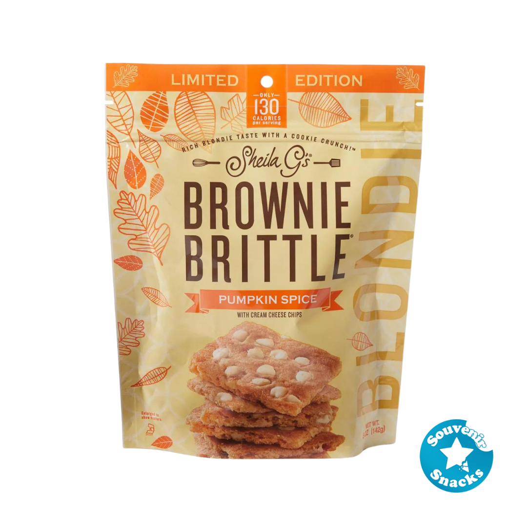 Pumpkin Spice Brownie Brittle