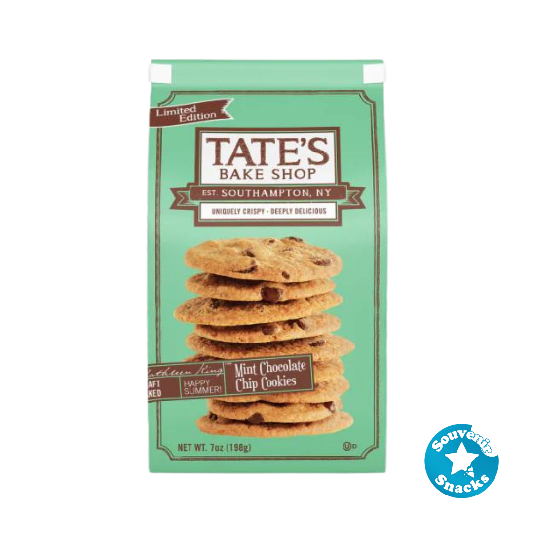 Tate's Mint Chocolate Chip Cookies