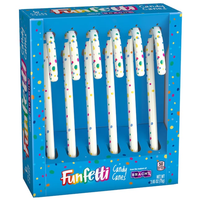 Funfetti Candy Canes